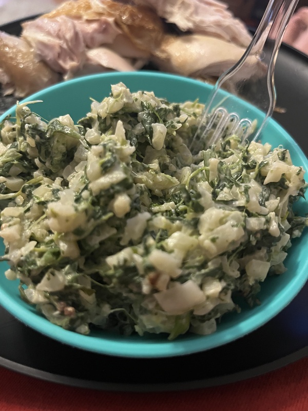 Creamy Spinach Rice - Recipe Library - I AM Faithfully Fit