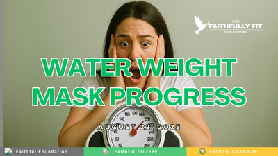 Less Weight Mask Water Weight Masks Progress ~ August 22, 2025 - I AM Faithfully Fit